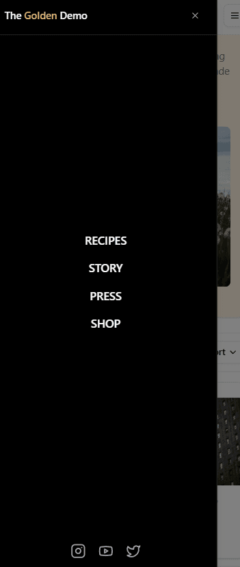 Improved side navigation