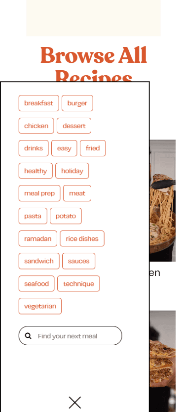 Inaccessible filter close button